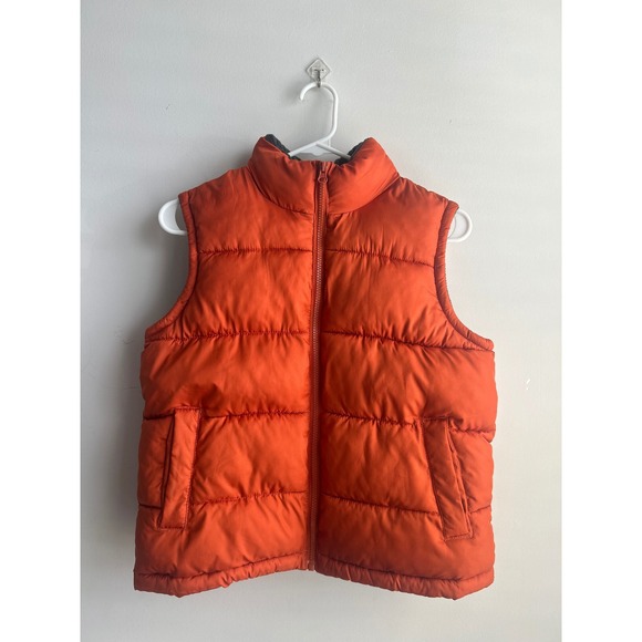 Old Navy Other - Old Navy Orange Puffer Vest Kids Medium